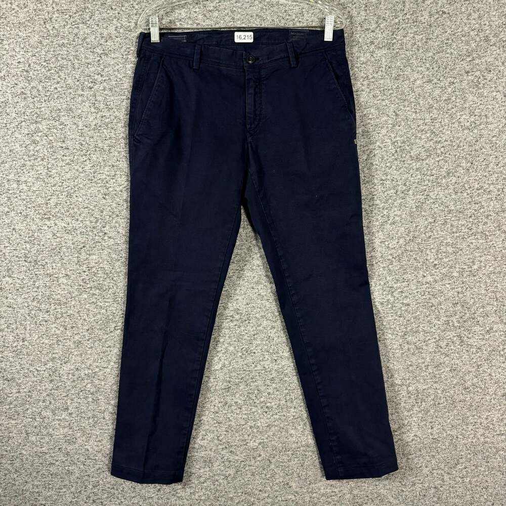 Masons Historical Archive Men's Size 46 Dark Blue The End Of The War Chino Pants